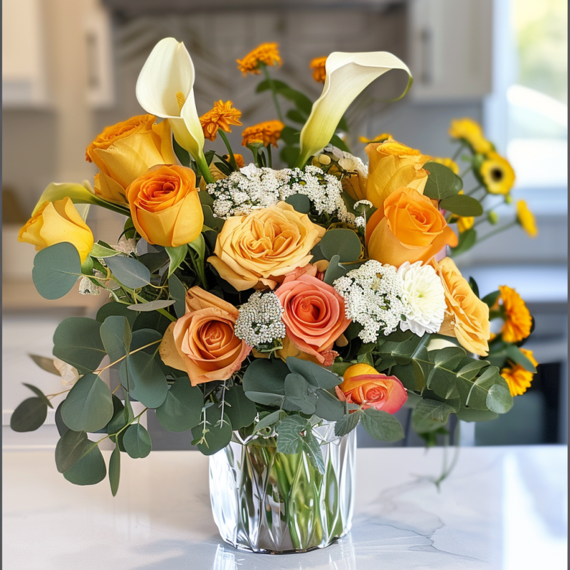 Walton upon Thames Teacher's Day Anemones are delivered during a specific time period